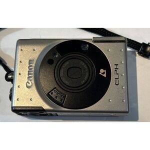 Canon ELPH Film Camera UNTESTED‎ 24-48mm 1:4.5-6.2 Zoom Lens Gold Color